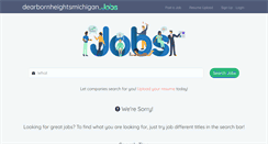 Desktop Screenshot of dearbornheightsmichigan.jobs