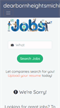 Mobile Screenshot of dearbornheightsmichigan.jobs